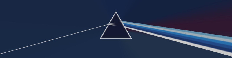 A stylized Pink Floyd album cover using color quantization on another image.